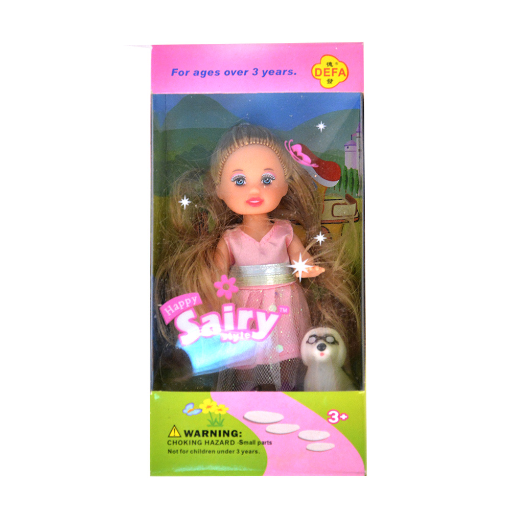 Кукла Defa с собачкой и аксессуарами, 10 см  